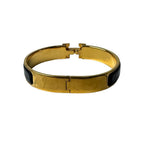 Hermes Clic Clac Bracelet Black Gold — view 3