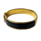 Hermes Clic Clac Bracelet Black Gold — view 4