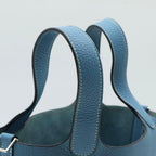 Hermes Picotin PM Blue Gene Taurillon Handbag — view 7