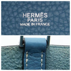 Hermes Picotin PM Blue Gene Taurillon Handbag — view 9