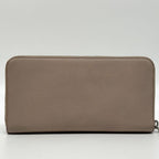 Prada Vitello Daino Leather Zip Around Round Wallet — view 3