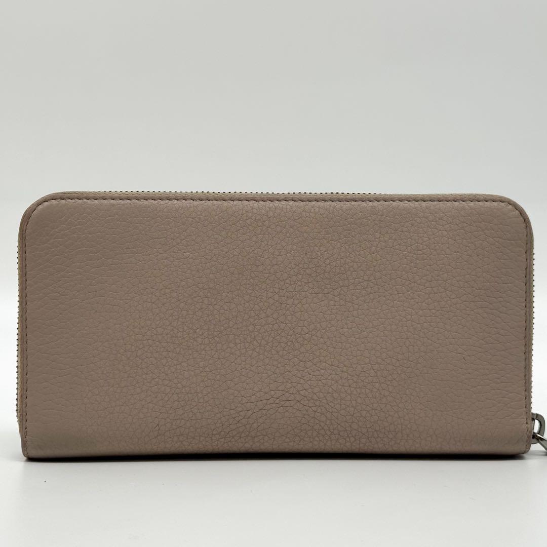 Prada Vitello Daino Leather Zip Around Round Wallet — view 3
