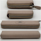 Prada Vitello Daino Leather Zip Around Round Wallet — view 6