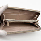 Prada Vitello Daino Leather Zip Around Round Wallet — view 8