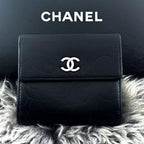 Chanel Wallet Camellia Hook Bifold