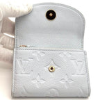 Louis Vuitton Wallet Porte Monnaie Rosalie Azur Blue Empreinte — view 3