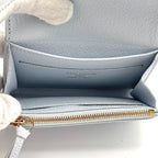 Louis Vuitton Wallet Porte Monnaie Rosalie Azur Blue Empreinte — view 4