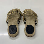 Hermes Ancon Leather Chaine D'ancre Espadrilles Flat Sandals — view 5