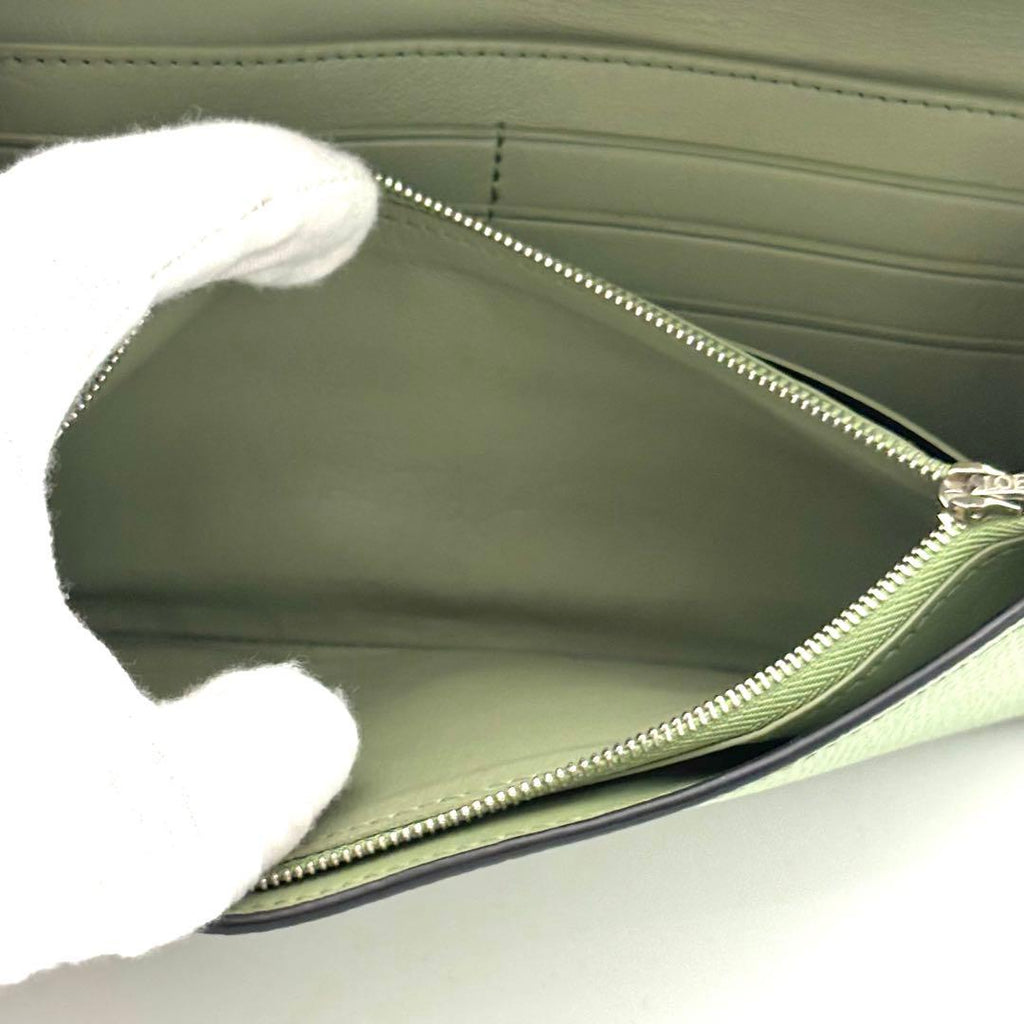Loewe Wallet Anagram Continental Green — view 5