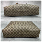 Gucci GG Tote Brown Beige Logo Leather — view 7
