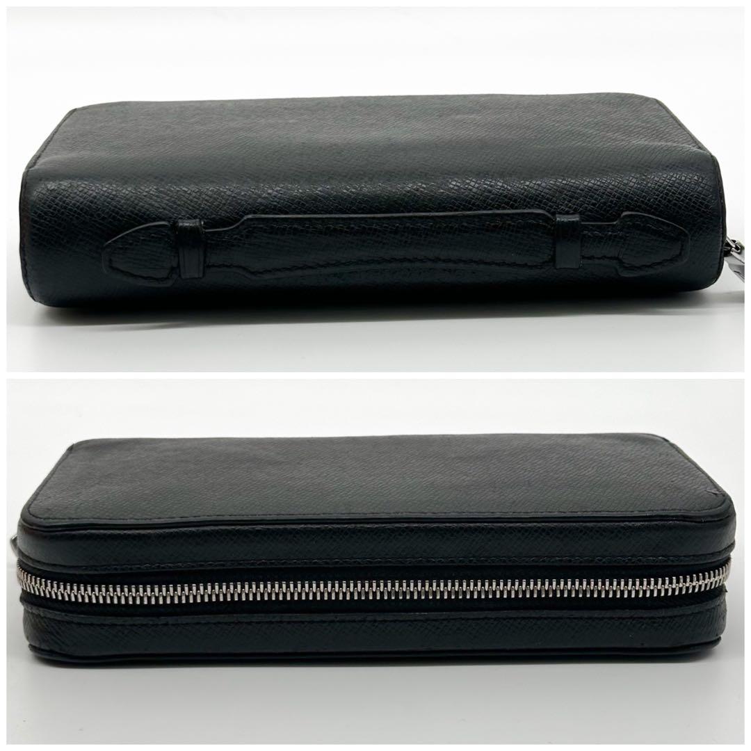 Louis Vuitton Zippy XL Taiga Black Round Wallet — view 5
