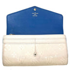 Louis Vuitton Color Empreinte Portefeuille Sarah Blue Jean Wallet — view 2