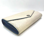 Louis Vuitton Color Empreinte Portefeuille Sarah Blue Jean Wallet — view 7