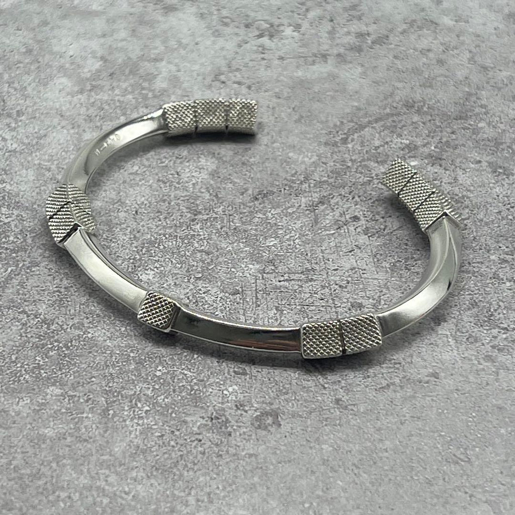 Bottega Veneta Intrecciato Cuff Bangle Bracelet
