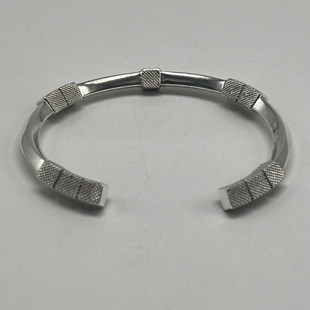 Bottega Veneta Intrecciato Cuff Bangle Bracelet — view 4