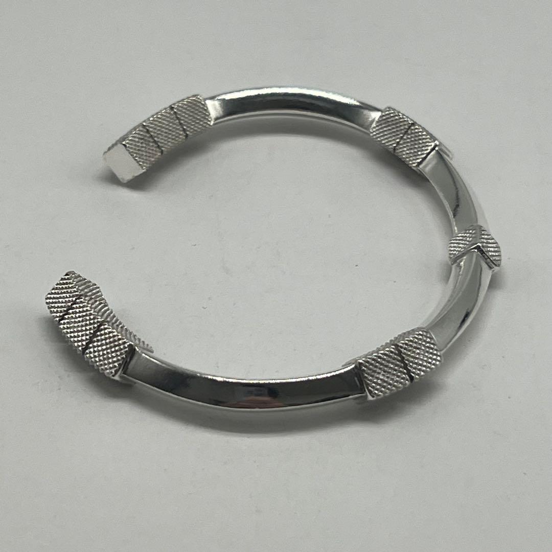 Bottega Veneta Intrecciato Cuff Bangle Bracelet — view 5