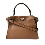 Fendi Peekaboo Selleria Mini Shoulder Handbag — view 2