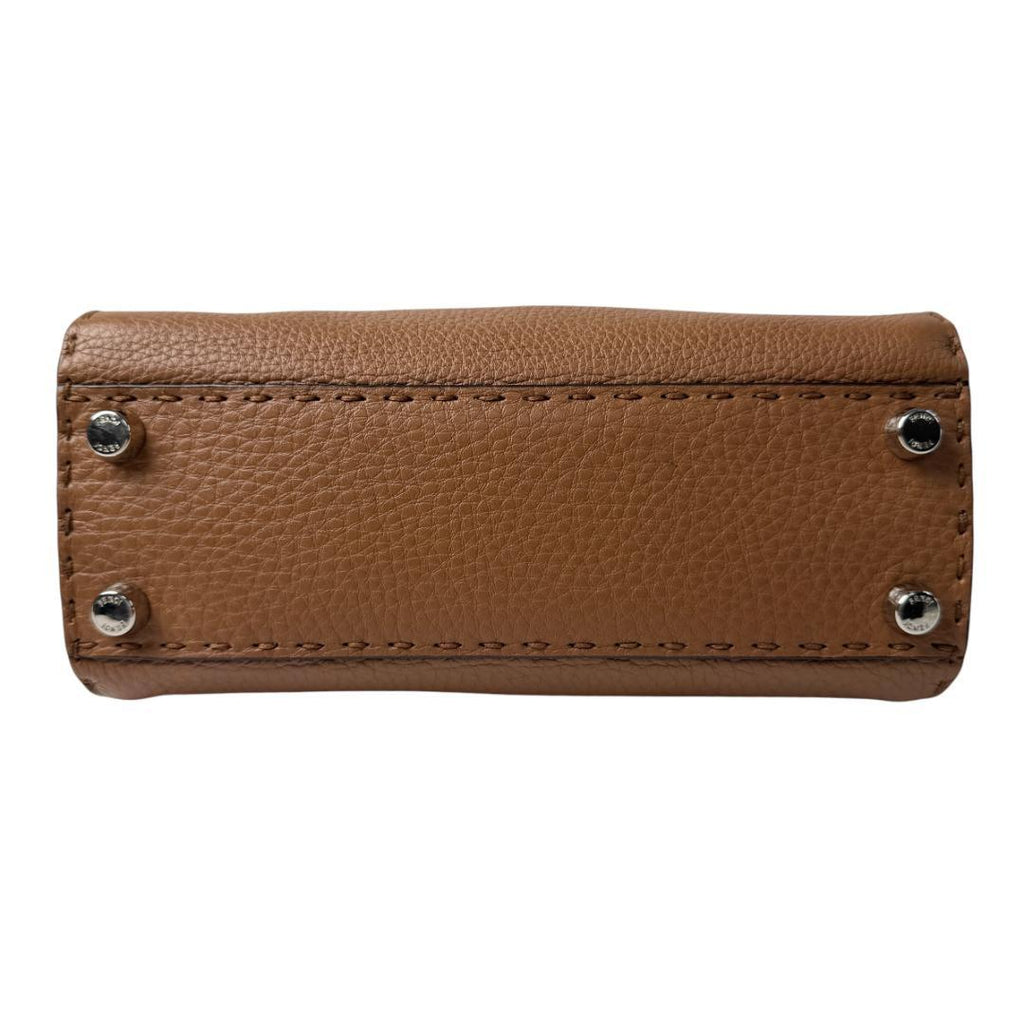 Fendi Peekaboo Selleria Mini Shoulder Handbag — view 6