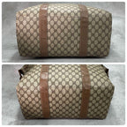 Gucci GG Boston Bag Hand Brown Leather Logo — view 8