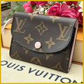 Louis Vuitton Monogram Portemonnaie Rosalie Foldable