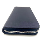 Louis Vuitton Taiga Vertical Zippy Wallet Navy — view 6