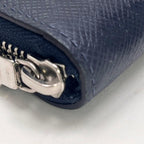 Louis Vuitton Taiga Vertical Zippy Wallet Navy — view 8
