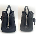Louis Vuitton Monogram Empreinte Montaigne BB Gray Studs Handbag — view 6