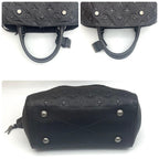 Louis Vuitton Monogram Empreinte Montaigne BB Gray Studs Handbag — view 8