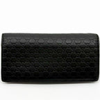 Gucci Micro Guccissima GG Bifold Wallet Black Leather — view 2