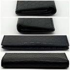 Gucci Micro Guccissima GG Bifold Wallet Black Leather — view 4