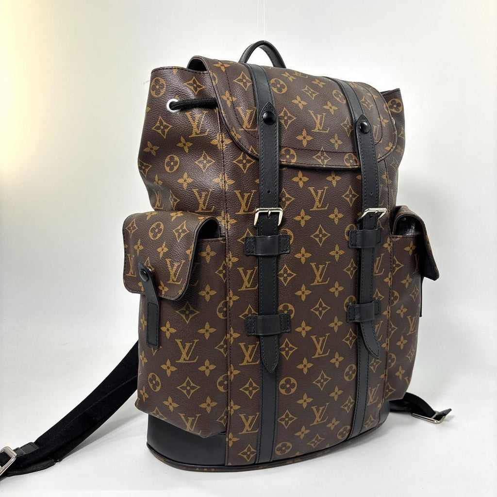 Louis Vuitton Monogram Macassar Christopher PM Backpack — view 3