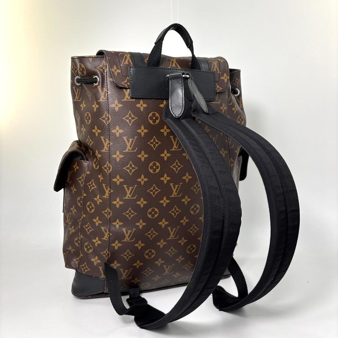 Louis Vuitton Monogram Macassar Christopher PM Backpack — view 5