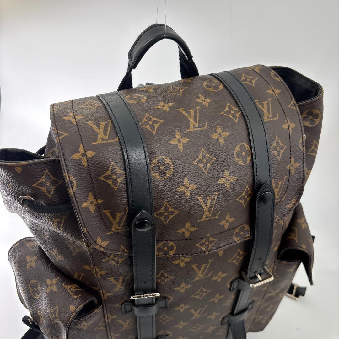 Louis Vuitton Monogram Macassar Christopher PM Backpack — view 7