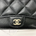 Chanel Caviar Leather CC Logo Fragment Case Coin Purse — view 4