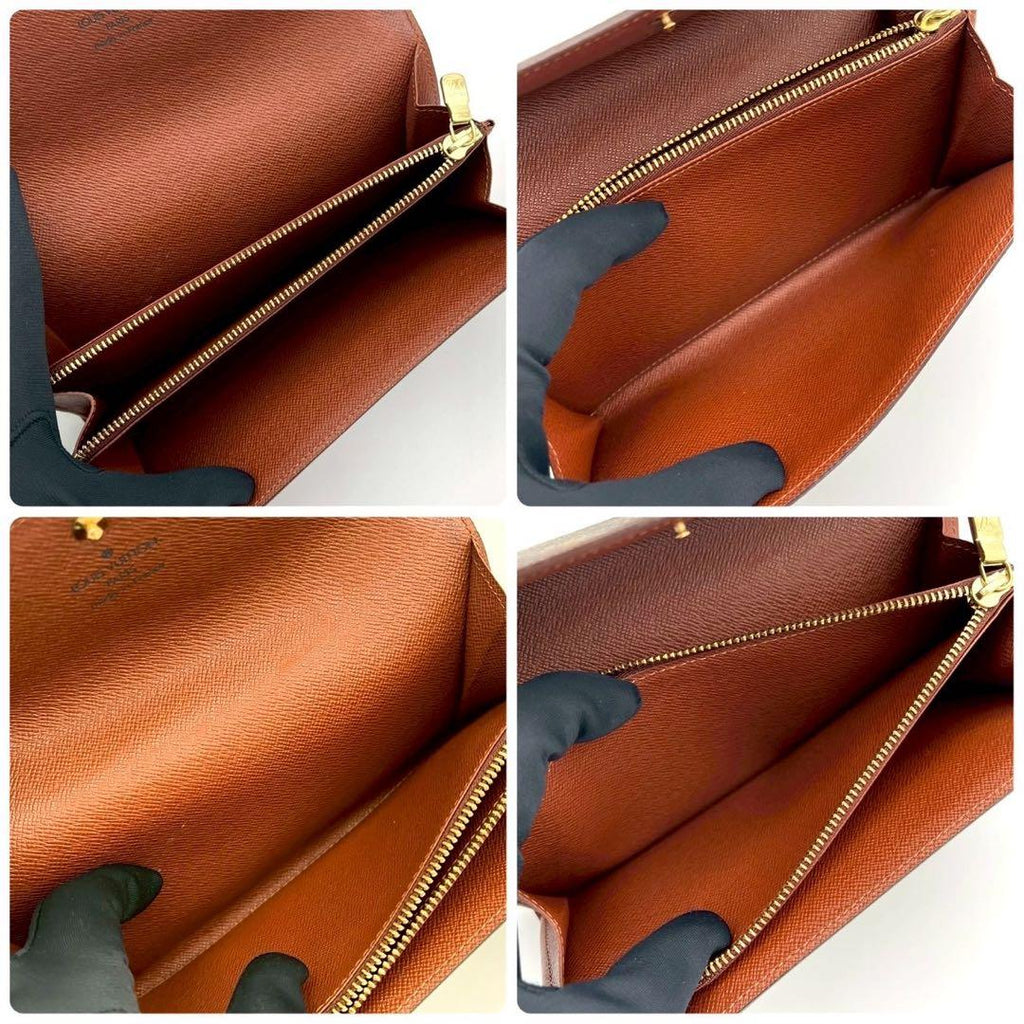 Louis Vuitton Portefeuille Sarah Monogram Wallet Fold