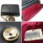 Chanel Class Lambskin Black Chain Shoulder Bag — view 4