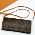 Louis Vuitton Pochette Twin GM Monogram Shoulder Bag Pouch