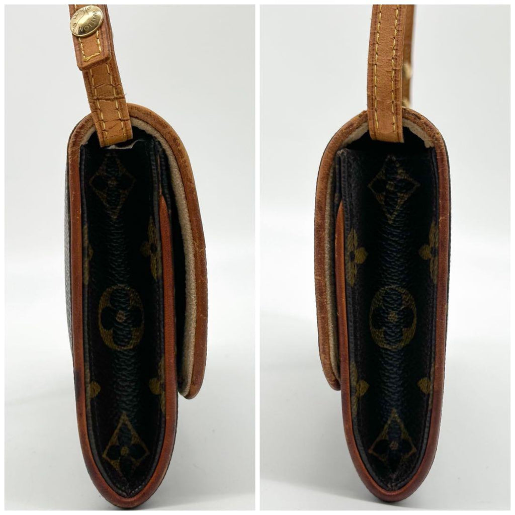 Louis Vuitton Pochette Twin GM Monogram Shoulder Bag Pouch — view 5