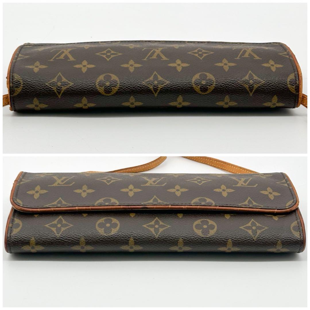 Louis Vuitton Pochette Twin GM Monogram Shoulder Bag Pouch — view 6