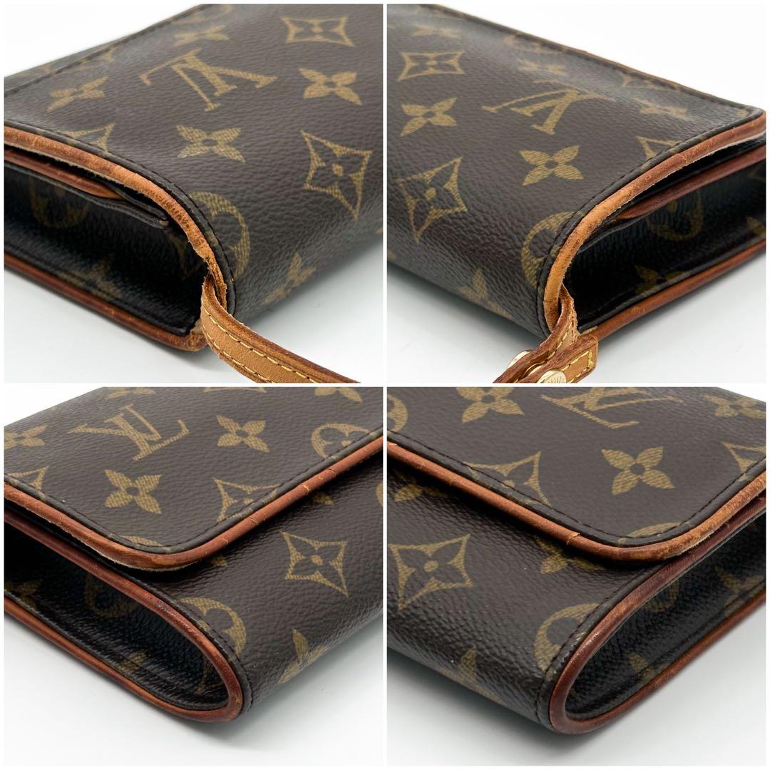Louis Vuitton Pochette Twin GM Monogram Shoulder Bag Pouch — view 7