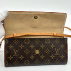 Louis Vuitton Pochette Twin GM Monogram Shoulder Bag Pouch — view 8