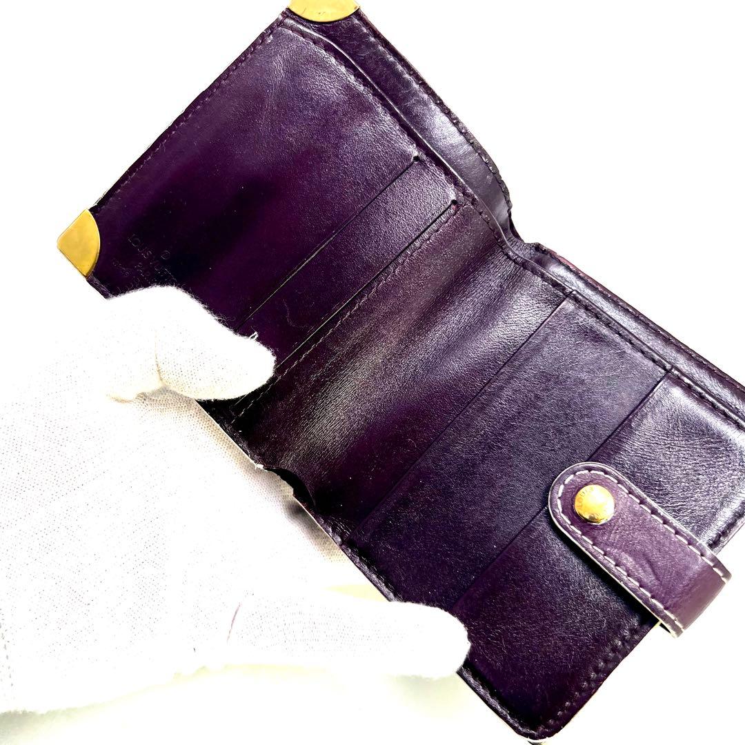 Louis Vuitton Suhali Compact Zip Purple Bifold Wallet — view 4