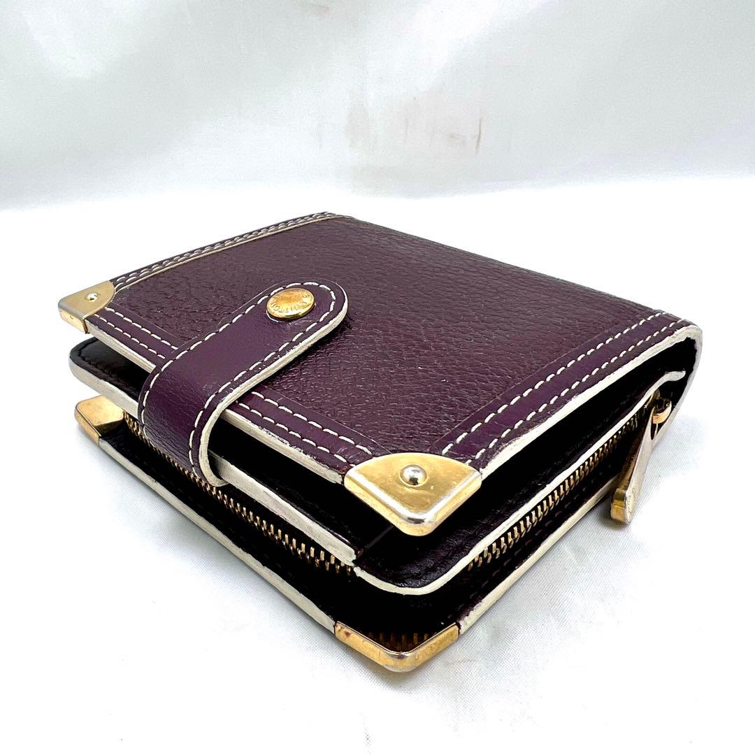 Louis Vuitton Suhali Compact Zip Purple Bifold Wallet — view 6
