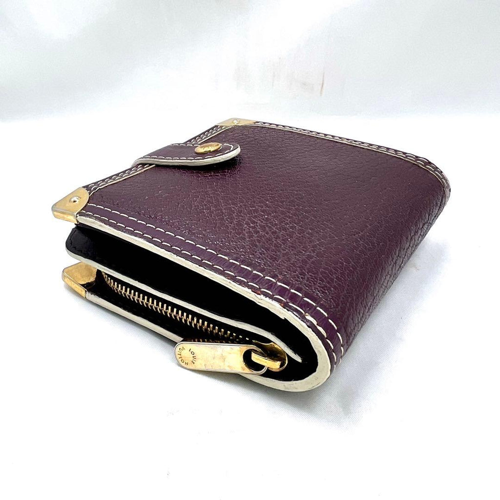 Louis Vuitton Suhali Compact Zip Purple Bifold Wallet — view 7