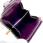 Louis Vuitton Suhali Compact Zip Purple Bifold Wallet — view 9