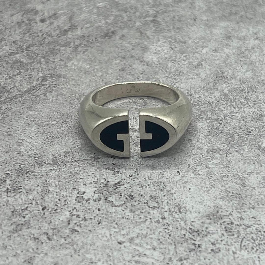 Gucci GG Motif Signet Ring