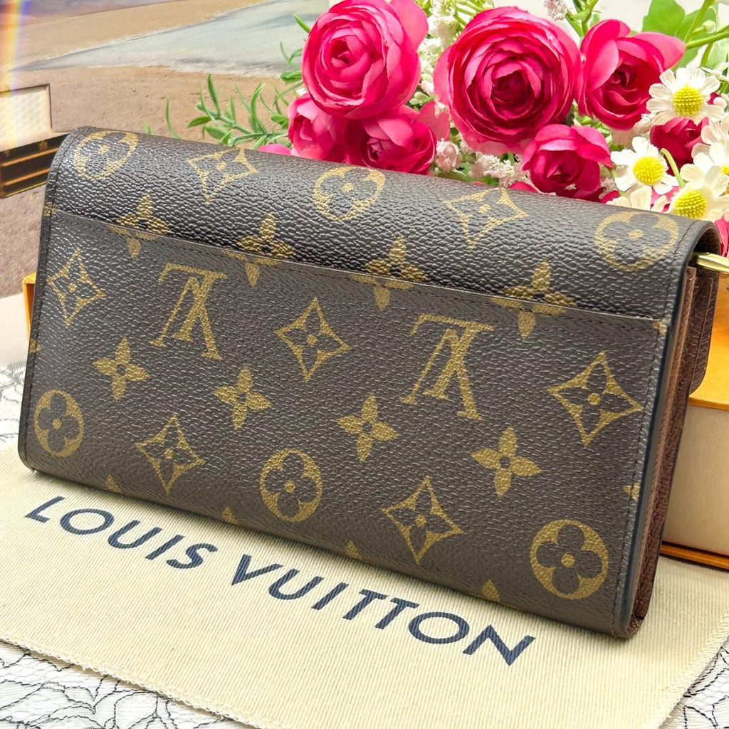 Louis Vuitton Monogram Portefeuille Sarah Wallet — view 2