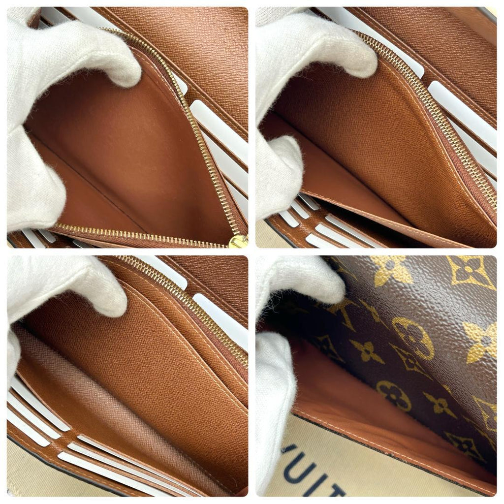 Louis Vuitton Monogram Portefeuille Sarah Wallet — view 7