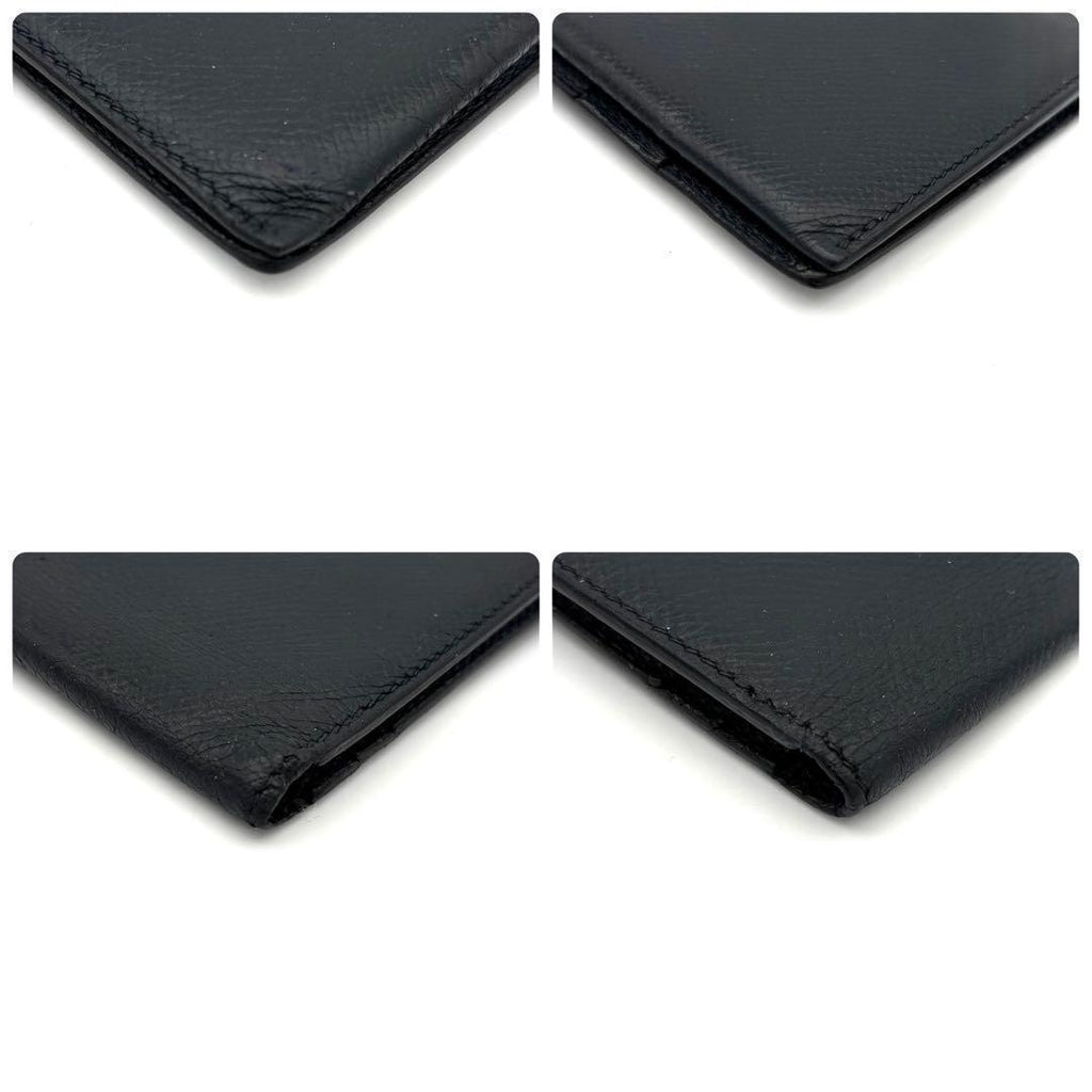 Hermes Bearn Classic Bifold Wallet Epsom Navy — view 7