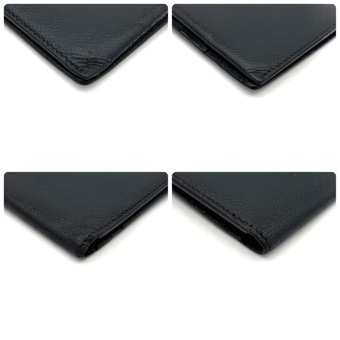 Hermes Bearn Classic Bifold Wallet Epsom Navy — view 7